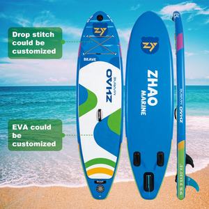 ZY Dropshipping Oem Sup con asiento tabla de surf mar tablas de Paddle inflables venta surf <span class=keywords><strong>comprar</strong></span> Stand Up Paddle Board 11ft - Product Image 3