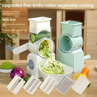 Râpe manuelle multifonctionnelle en gros pour fruits, pommes de terre, fromage, légumes – Coupe-légumes et hachoir