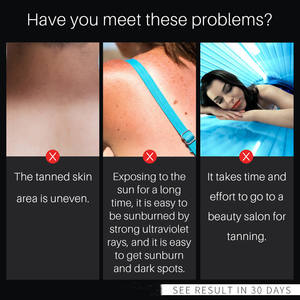 30% DHA Self Tanning Drops Pelembap Perawatan Kulit Losion Pencokelat Kulit Tanpa Sinar Matahari Minyak Pencokelat Kulit Cepat Label Pribadi - Product Image 3