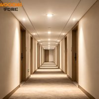 Ampoule LED GU10 MR16 5W avec lentille optique, design à face plate, éclairage encastré pour la maison
