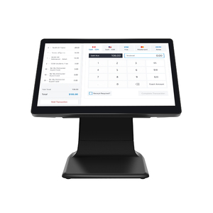 Oem POS thiết bị đầu cuối kép 15.6 "Màn hình chính + 11.6" cảm ứng của khách hàng hệ thống quản lý trật tự kép POS thiết bị đầu cuối thức ăn nhanh quán cà phê giải pháp - Product Image 1