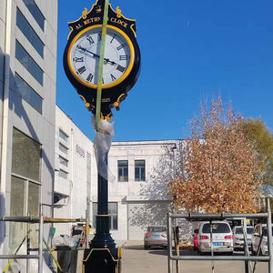 Horloge de rue et de paysage extérieur personnalisée de 3 mètres, à mouvement mécanique automatique par <span class=keywords><strong>satellite</strong></span>, en métal, avec affichage à aiguilles et <span class=keywords><strong>radio</strong></span> - Product Image 2