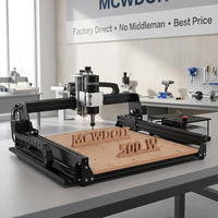 Nouvelle machine de fraisage CNC 4540 à 3 axes avec broche 500W pour gravure laser sur bois, acrylique, PCB, MDF, cuir et plastique (OEM/ODM)