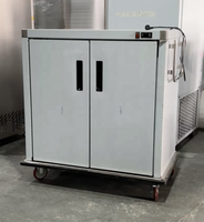 Armoire chauffante mobile pour banquets, chariot vertical de maintien au chaud des aliments, 10 plateaux