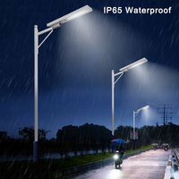 Lampadaire solaire led tout-en-un pour l'extérieur, prix compétitif, 40w, 60w, 80w