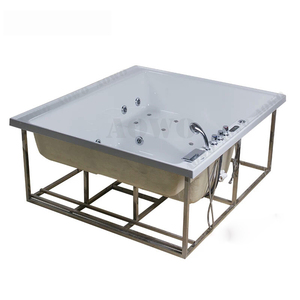 Bain à remous intégré pour 3 personnes Babble Yacuzzi <span class=keywords><strong>Spa</strong></span> avec douche à eau chaude Bain à remous intérieur et extérieur - Product Image 3