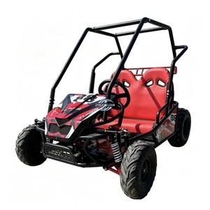 Mini Jeep tout-terrain à essence pour deux passagers, kart à quatre roues conçu pour les sorties familiales sur les terrains de plage sablonneuse - Product Image 1