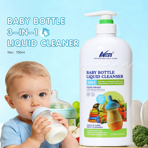 OEM/ODM NARY 3-in-1 Baby Bottle Liquid Cleaner 750ml Food Grade Mild Formula Natural Remove Milk Stain Safe <strong>Cleaning</strong> <strong>Products</strong> - Product Image 1