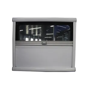 China Supplier 550*700mm sound Insulation Waterproof Aluminum rv camping trailer side opening window