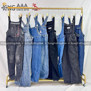 KungFu KingAAA Vendita all'Ingrosso di Abbigliamento Usato, Tute in Denim da Donna Vintage Mix per Boutique e Venditori <span class=keywords><strong>Online</strong></span> - Product Image 3