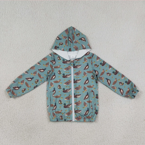 Veste à capuche zippée pour enfants BT1818 Mallard Ducks - Product Image 4
