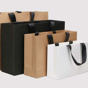 Bolsas de Papel para Regalo al por Mayor de Fábrica, Bolsas de Compras para Ropa, Bolsas de Papel Multiusos para Empaque - Product Image 4