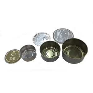 Food Grade In Metallo Anello di Tirare Barattolo di latta 100ML 200ML 300ML Vuoto Tonno di Alluminio di Pesce Banda Stagnata Lattine In magazzino - Product Image 4