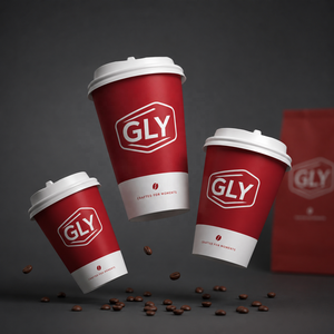 <span class=keywords><strong>Gobelets</strong></span> à café en papier à double paroi écologiques personnalisés avec logo, 6/8 oz, avec couvercles pour boissons chaudes, café, thé et bubble tea - Product Image 1