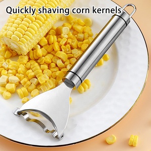 Pelador de Maíz de Acero Inoxidable <span class=keywords><strong>SHEIN</strong></span>, Pelador de Maíz Dentado, Utensilio de Cocina <span class=keywords><strong>para</strong></span> Frutas y Verduras - Product Image 3