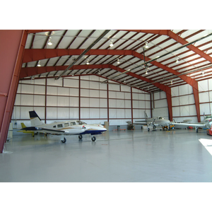 Conception de bâtiment à ossature en acier industrielle moderne personnalisable, peut être utilisée pour un grand hangar à avions facile à assembler, <span class=keywords><strong>porte</strong></span> - Product Image 6