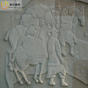 Escultura Hahua, Relieve en Piedra, Murales de Mármol Blanco, Figura Cultural, Arte Mural para Decoración de Paisajes de Plazas Universitarias - Product Image 4