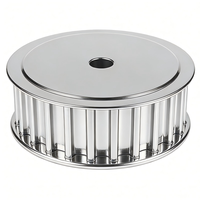 Poulie de distribution HTD 14M 14T | Pièces usinées CNC / Aluminium / Acier / Alésage de précision H7 / Rainure à clavette / OEM, Certification RoHS, Personnalisation