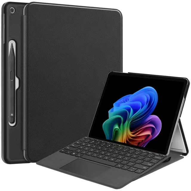 Cover For Microsoft Surface 12 pro New Arrivals Presice Cutouts Shockproof Protective Case Tablet Leather Case With Pen Solt