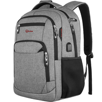 Sac à dos pour ordinateur portable unisexe, imperméable, motif dessin animé, fin et robuste, antivol, avec port USB, capacité de 20 à 39 L, pour les affaires et les activités de plein air