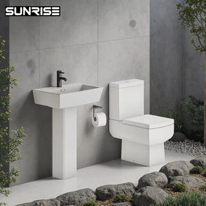 Toilette Restroom Lavatory Piss Wc <strong>Toilet</strong> Sits Bathroom Commode Ceramic Two-piece Water Saving Wc P Trap Hotel <strong>Flash</strong> <strong>Toilet</strong> - Product Image 2