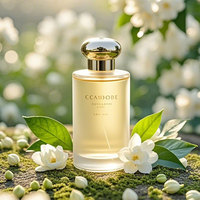 Promotion Bouteilles en Verre Cylindriques Transparents de Luxe pour Parfum 30ml 50ml 100ml avec Vaporisateur, Eau de Cologne et Parfum en Gros, Personnalisation