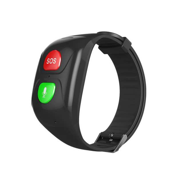 S1 Smart GPS Bracelet for Elderly Waterproof OLED Android Anti-Lost SOS Health Monitoring for Heart Rate Blood Pressure Call