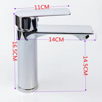 Keran Kamar Mandi 2 Lubang Model Modern dengan Tuas Tunggal, Inti Keramik, dan Bahan Stainless Steel untuk Pemasangan di Atas Meja (Deck Mounted) - Grosir Pabrik