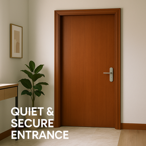 <span class=keywords><strong>Puertas</strong></span> Cortafuego Internas Certificadas CE/ Certificación 60/90/120min Protección Moderna Acústica Decorativa para Hoteles - Product Image 3