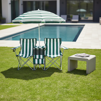 Chaises de plage pliantes confortables en tissu Oxford léger de haute qualité à prix abordable avec auvent pour le camping, la pêche et les parcs