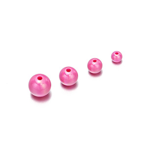 Acrylic <b>Beads</b> Round Mixed Color For Jewelry Making 8mm Environmental Friendly Loose <b>Beads</b> Part Number AC2196 - Product Image 5