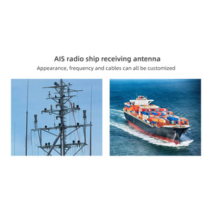 <span class=keywords><strong>Antena</strong></span> de estación base de fibra de vidrio para Radio / AIS / Marine, VHF de servicio pesado 136-174MHz 2 metros Omnidireccional impermeable para exteriores - Product Image 5