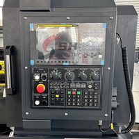 Tour CNC horizontal à lit plat robuste Fanuc System CK6150, commande GSK, précision 0,005 mm, 2 axes, 12 stations