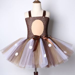 Baige Venta caliente vestido <span class=keywords><strong>de</strong></span> rendimiento <span class=keywords><strong>de</strong></span> lujo para niñas disfraces <span class=keywords><strong>de</strong></span> ciervo <span class=keywords><strong>de</strong></span> tul <span class=keywords><strong>con</strong></span> diadema vestidos <span class=keywords><strong>de</strong></span> tutú <span class=keywords><strong>de</strong></span> Navidad para niños - Product Image 5