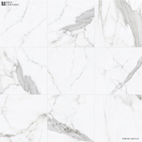 Carreaux de sol en marbre de Carrare de couleur blanche, carreaux en porcelaine, carreaux en céramique, prix Liban 600X600 600X1200
