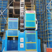 Ascenseur de chantier SC200 homologué CE, monte-charge de matériaux et passagers, capacité de levage 2T 3T, vente directe usine, haute qualité