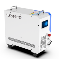 Nouvelle machine de nettoyage laser à fibre pulsée portative 300W/500W JPT pour l'élimination de la rouille sur l'acier inoxydable et le métal