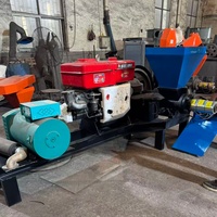Machine à briquettes verticale à vis pour extrusion de charbon de bois de sciure de bois et de biomasse