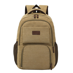 Sac à dos en toile Wu, capacité pour ordinateur portable de 15 pouces, imperméable, usage quotidien, sac à dos pour homme - Product Image 4