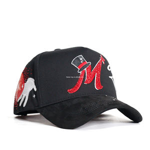 Тридцать одна 31 шляпа Волшебная вышивка унисекс замша Бейсболка Оптовая Продажа Быстрая доставка настраиваемый ваш логотип и стразы - Product Image 2