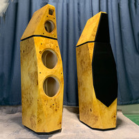 MZ-001 özelleştirilmiş 8 inç 10 inç 12 inç çift Woofer üç yönlü dört yönlü hoparlör boş kutu