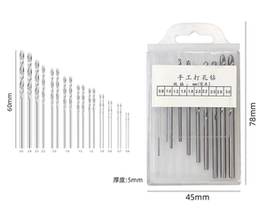 Juego de Brocas Helicoidales HSS de 0.8-3.0mm, Kit de Brocas para Taladro Manual, para Joyería, Manualidades y Perforación en Madera - Product Image 2