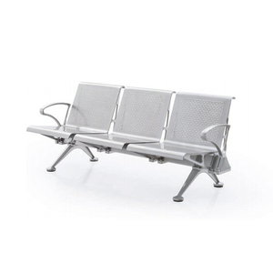 Chaise d'attente d'aéroport en gros d'usine coussin en cuir PU en acier <span class=keywords><strong>trois</strong></span> sièges banc <span class=keywords><strong>tandem</strong></span> hôpital 3 <span class=keywords><strong>places</strong></span> chaise d'attente - Product Image 5