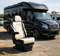Siège conducteur de camping-car de luxe avec suspension pneumatique, pivotant à 360 degrés, avec ventilation, chauffage et massage pour camping-car et motorhome