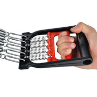 Vente en gros d'équipements de fitness réglables avec 5 extenseurs de poitrine à ressort en acier, renforcement de la poignée, pédale de traction, bande de corde