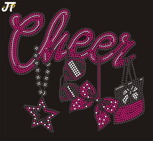 Wholesale Iron-On Rhinestone DTF <strong>Heat</strong> <strong>Transfer</strong> - Philadelphia Eagles Cruise Ship for T-shirts 6 Color Hotfix Automatic Machine - Product Image 4