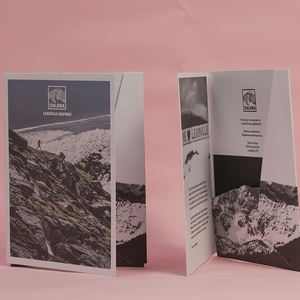 Papier spécial Nouveau style meilleure vente qualité papier spécial dossier petit dossier clair impression - Product Image 5