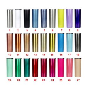 Gobelets isothermes minimalistes fins à double paroi de 20 oz, écologiques, en acier inoxydable 304, isolés, sublimation thermique, 6 heures, en vrac, fabriqués au Vietnam - Product Image 6