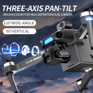 Dron S880 Pro 4K con cámara dual HD, gimbal de 3 ejes, 6KM, 5G, GPS, evitación de obstáculos, UAV para fotografía de aventuras al aire libre, dron RC 8k - Product Image 4