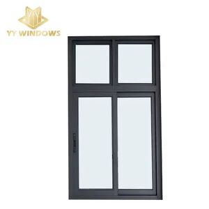 AS2047 Australia Aluminum Double Tempered Glass Sliding Windows